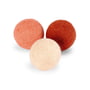 MiaCara - Globo Jouets pour chats, corail (3 pcs.)