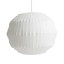 HAY - Nelson Angled Sphere Bubble Lampe à suspendre L, blanc cassé