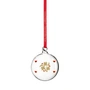 Holmegaard - Boule de Noël, 2024 Ann-Sofie Romme, Ø 6,5 cm, claire