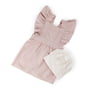 Sebra - Tablier de cuisine et toque pour enfants, dusty pink / classic white