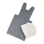 Sebra - Tablier de cuisine et toque pour enfants, elephant grey / classic white