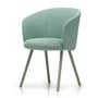 Vitra - Mikado fauteuil, menthe / bleu tendre / émeraude (Dumet 27) (patins en feutre)