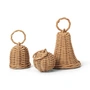 Ferm Living - Boules de cloches tressées, naturel (set de 3)