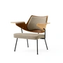 & Tradition - RFH Lounge Chair RD8, gris-brun (Hallingdal 65 227)