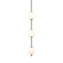 Umage - Audrey 3 LED Lampe suspendue, laiton / verre opale