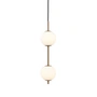 Umage - Audrey 2 LED Suspension, laiton / verre opale