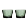 Iittala - Tundra Verre à boire 16 cl, vert sapin (set de 2)