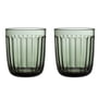 Iittala - Raami Verre à boire 26 cl, vert sapin (set de 2)