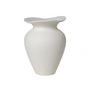 Broste Copenhagen - Florentina Vase, Ø 16 cm x H 2 2. 5 cm, blanc