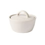 Broste Copenhagen - Nordic Vanilla Bol avec couvercle, Ø 8 cm x H 6 cm, blanc