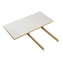 FDB Møbler - Extension de table pour table de salle à manger C35C, chêne / gris clair