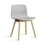 HAY - About A Chair AAC 12 , chêne laqué / concrete grey 2. 0 (patins en feutre)
