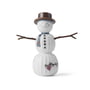 Kähler Design - Hammershøi Christmas 2024, Bonhomme de neige H 11,5 cm, blanc