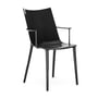 Kartell - H.H.H. chaise avec accoudoirs, noir