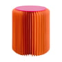 Remember - Tabouret en papier Papillon, orange