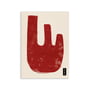 Paper Collective - Clayworks 02, 50 x 70 cm, beige / rouge