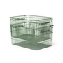 Ferm Living - Cala Panier empilable, vert verdant (lot de 2)