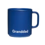 Design Letters - VIP Favourite Tasse en porcelaine avec anse, Granddad / midnight blue