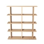 Ferm Living - Kona Bibliothèque 2 x 4, 122,5 x 141 cm, chêne naturel