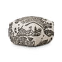 OUT Objekte unserer Tage - Sander Pouf Mini, noir / blanc (Tiger Mountain Col. 001 by Dedar)