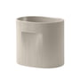 Muuto - Ridge Pot de fleurs, H 24 cm, beige