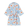 Marimekko - Rakastaa ei rakasta Robe de chambre S, bleu clair / blanc cassé / orange