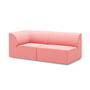 OUT Objets de nos jours - Weber 01 2. Canapé 5 places, rose (Vidar 4 0622 by Kvadrat)