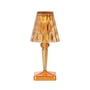 Kartell - Battery Lampe de table à accu H 26 cm, orange pastel