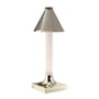 Kartell - Goodnight LED lampe à accu, H 31,5 cm, diffuseur Ø 11,8 cm, champagne brillant