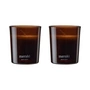 Meraki - Bougie parfumée, Ø 6 cm, Warm tonka (lot de 2)