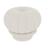 Hartô - Claudie Pouf, Ø 55 x H 46 cm, pearl