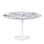 Knoll - Saarinen Tulip Table de bistrot Ø 120 cm, blanc / Mamor Arabescato