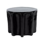 Pulpo - Chouchou Tabouret / Table d'appoint, rond, Ø 55 x H 45 cm, noir