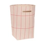 Nobodinoz - Vibes Corbeille de rangement, large, rose / rouge