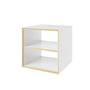 Müller Small Living - Vertiko Dice Table d'appoint, blanc