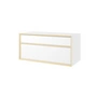 Müller Small Living - Vertiko Fifteen Élément d'étagère avec tiroirs, blanc