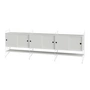String - Sideboard, 240 x 85 x 30 cm, blanc / blanc
