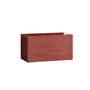 Moebe - Caisse de rangement, chêne / earthy red