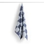 HAY - Check Serviette de bain, 70 x 136 cm, steel blue