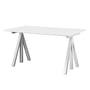 String - Works Cadre de table, blanc