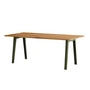 TipToe - NEW MODERN Table de salle à manger 95 x 190 cm, vieux bois recyclé / rosemary green