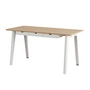TipToe - NEW MODERN Bureau avec tiroirs, 75 x 150 cm, bouleau / cloudy white