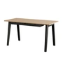 TipToe - NEW MODERN Bureau avec tiroirs, 75 x 150 cm, bouleau / graphite noir