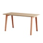 TipToe - NEW MODERN Bureau, 75 x 150 cm, bouleau / ashpink