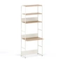 TipToe - Unit Système de bureau, H 215 x 84 cm, chêne / cream white