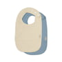Cam Cam Copenhagen - Bavoir avec poche, oatfield (lot de 2)