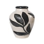 Broste Copenhagen - Herbert Vase Ø 33 x 40 cm, noir / rainy day grey