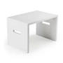Sebra - Tabouret marchepied pour enfants, H 24 cm, blanc