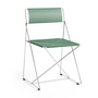 HAY - X-Line Chaise, Indoor, chromé / leek green