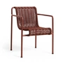 HAY - Palissade Cord Dining Armchair, iron red